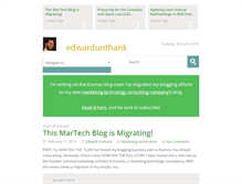 Tablet Screenshot of edwardunthank.com